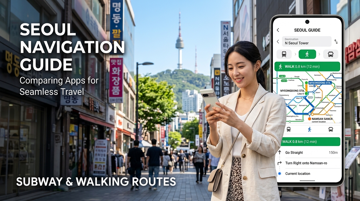 Why Google Maps Doesn’t Work in Korea (2026): Best English Navigation Apps & Step-by-Step Naver Map Guide